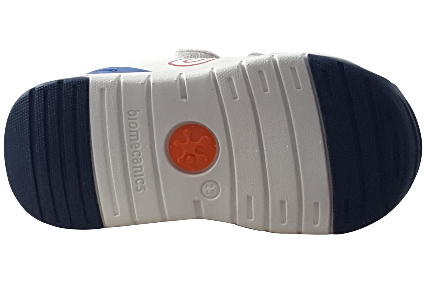 Biomecanics Mateo 261136-A White/Blue Boys First Shoes