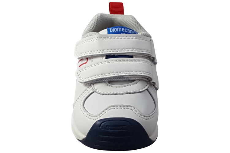 Biomecanics Mateo 261136-A White/Blue Boys First Shoes