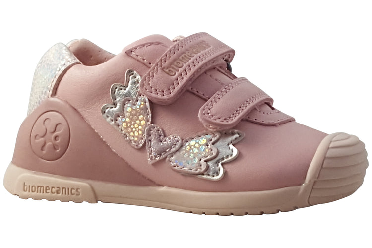 Biomecanics Matilda 261104-B Pink Girls First Shoes