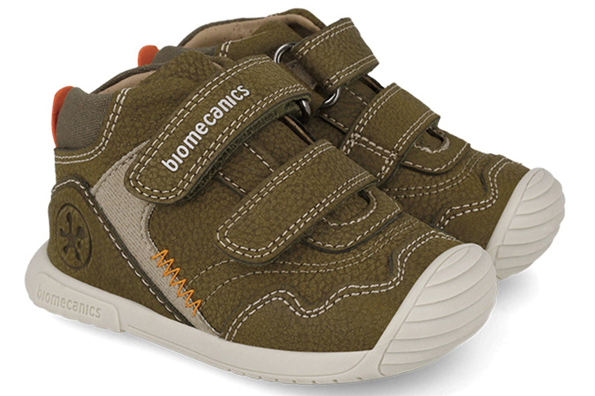Biomecanics Milo 261125-B Brown/Khaki Boys Boots