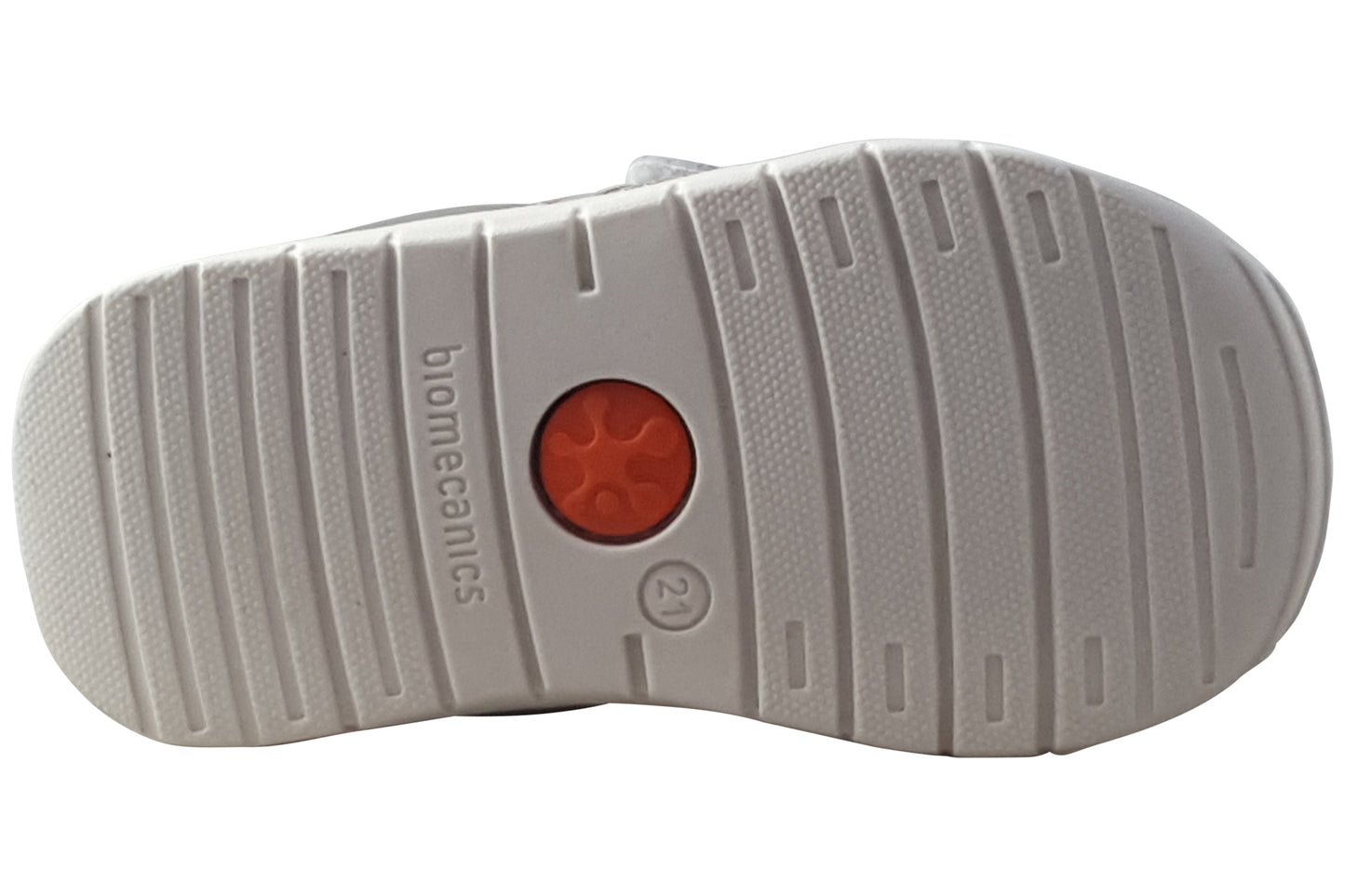 Biomecanics Mustafa 261108-E White/Orange Boys First Shoes