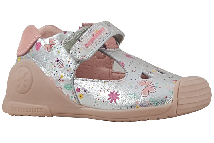 Biomecanics Josephine 252102 Silver Girls First Shoes