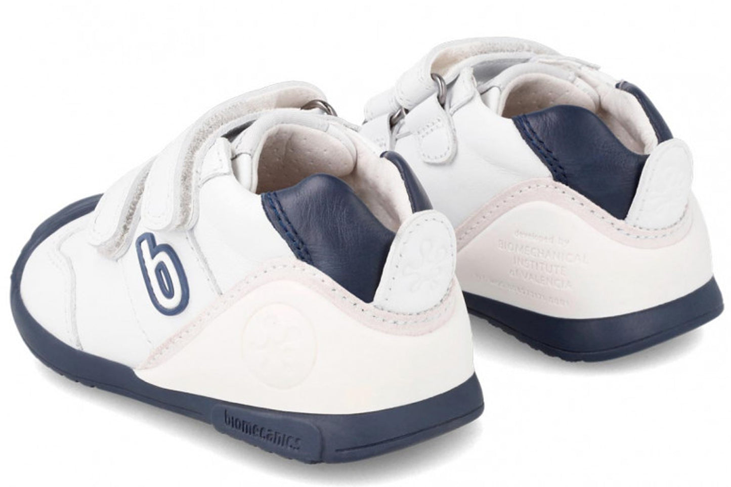 Biomecanics Leonardo 221001A White/Navy Boys First Shoes