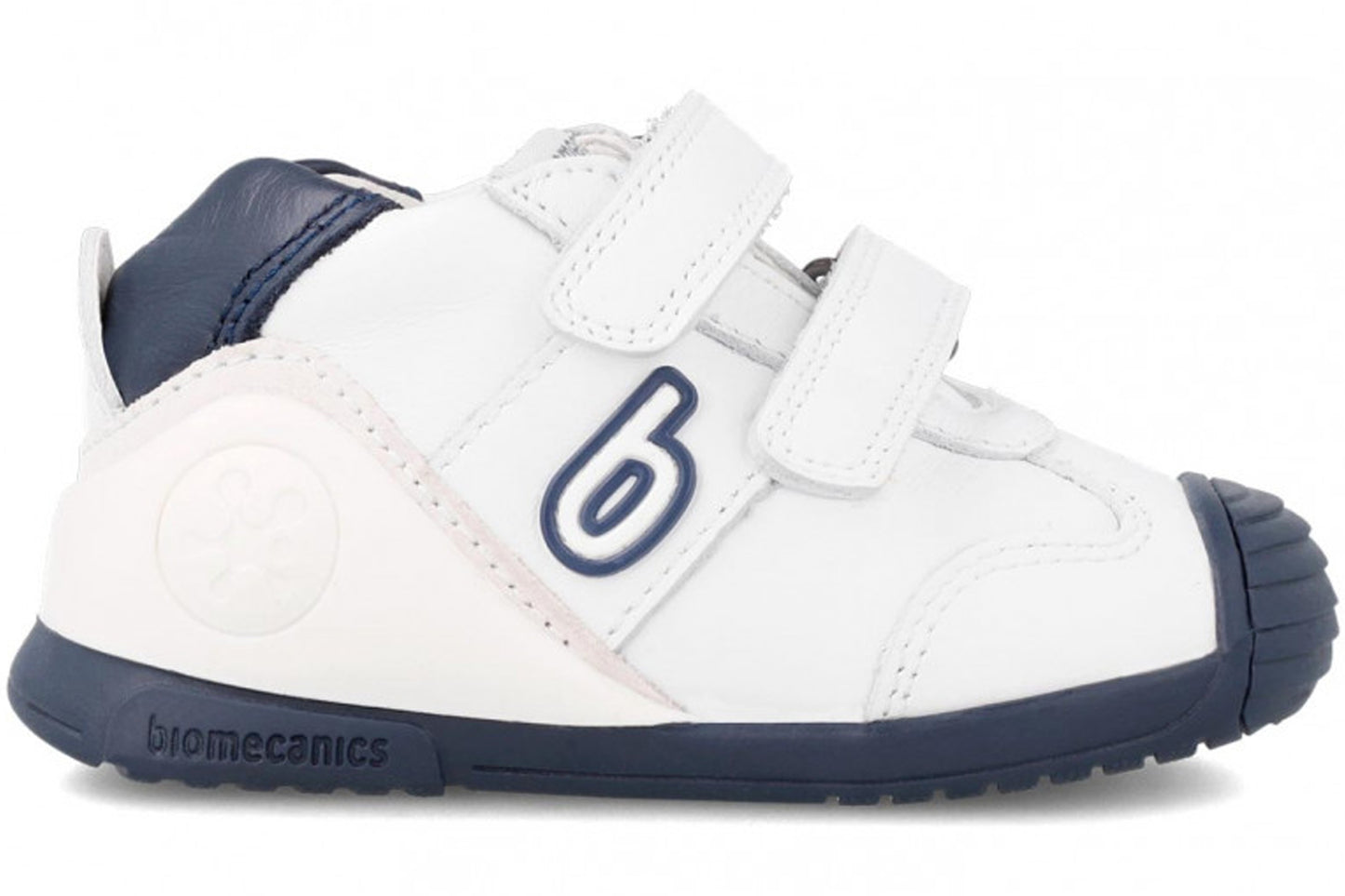 Biomecanics Leonardo 221001A White/Navy Boys First Shoes