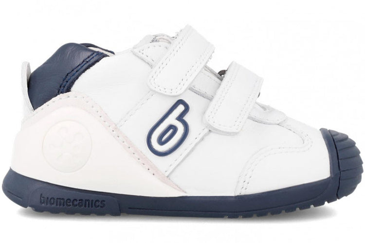 Biomecanics Leonardo 221001A White/Navy Boys First Shoes