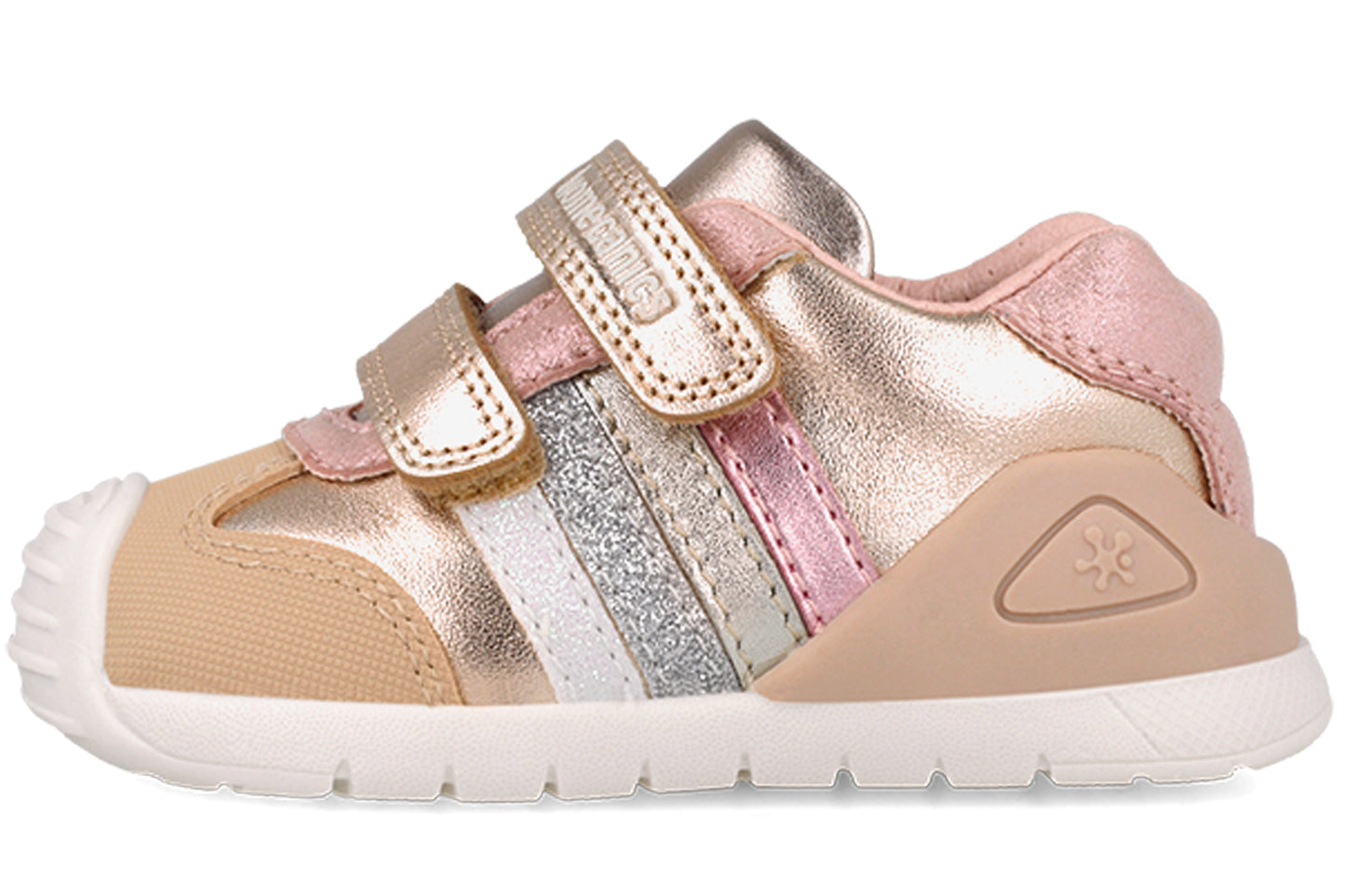 Biomecanics Mildred 261131-F Rose Gold Girls First Shoes