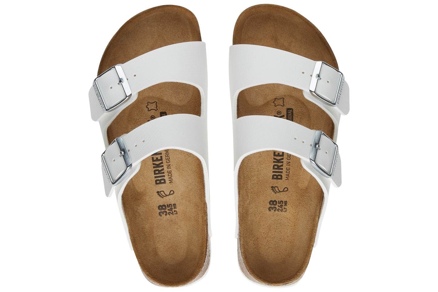 Birkenstock Arizona White Womens Sandals