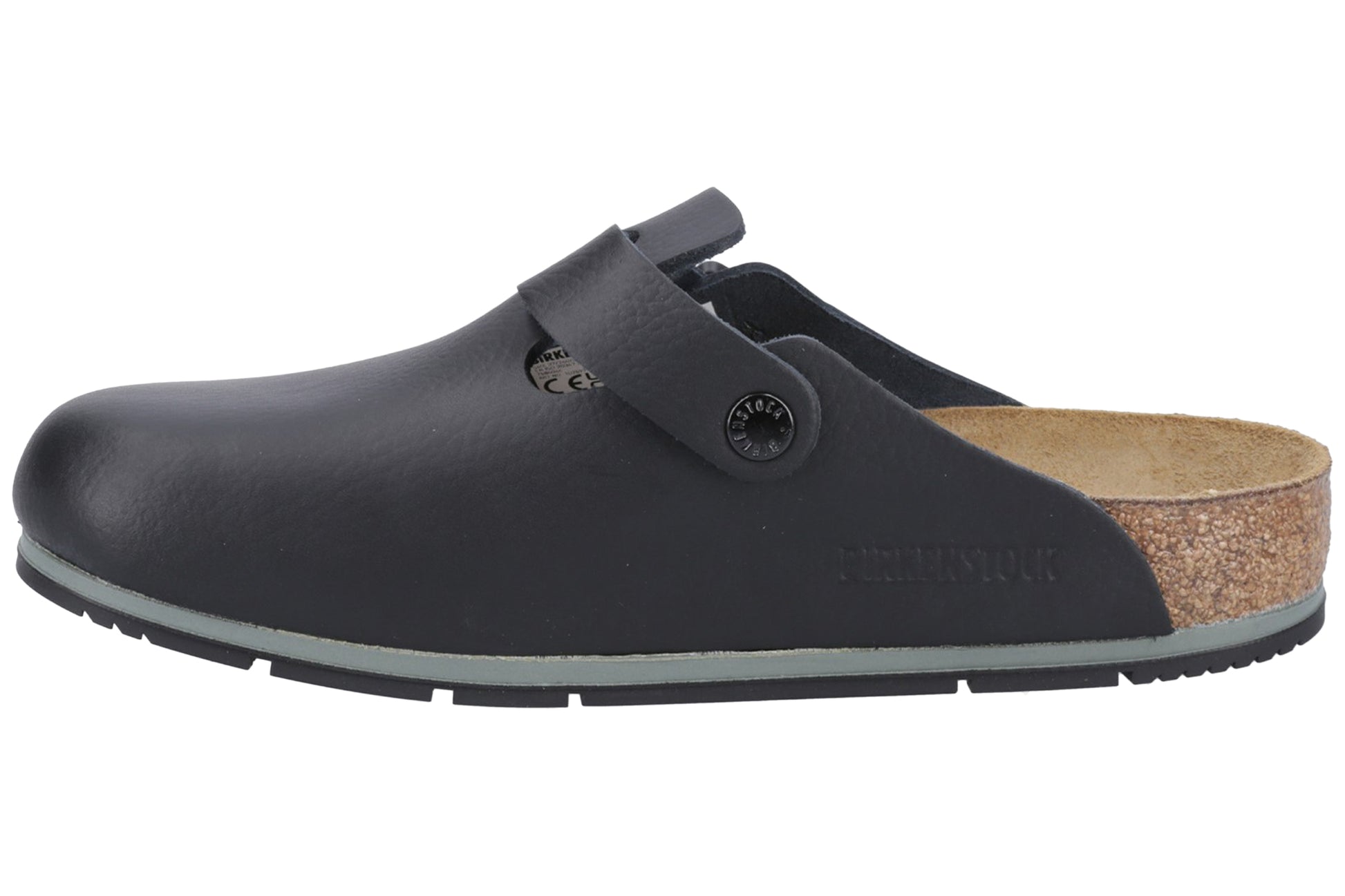 birkenstock-boston-pro-black-mule-ladies-summer-left-flat