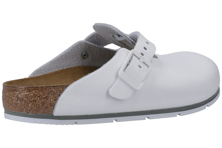 Birkenstock Boston Mule White Womens Sandals