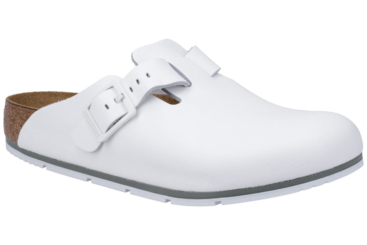 Birkenstock Boston Mule White Womens Sandals