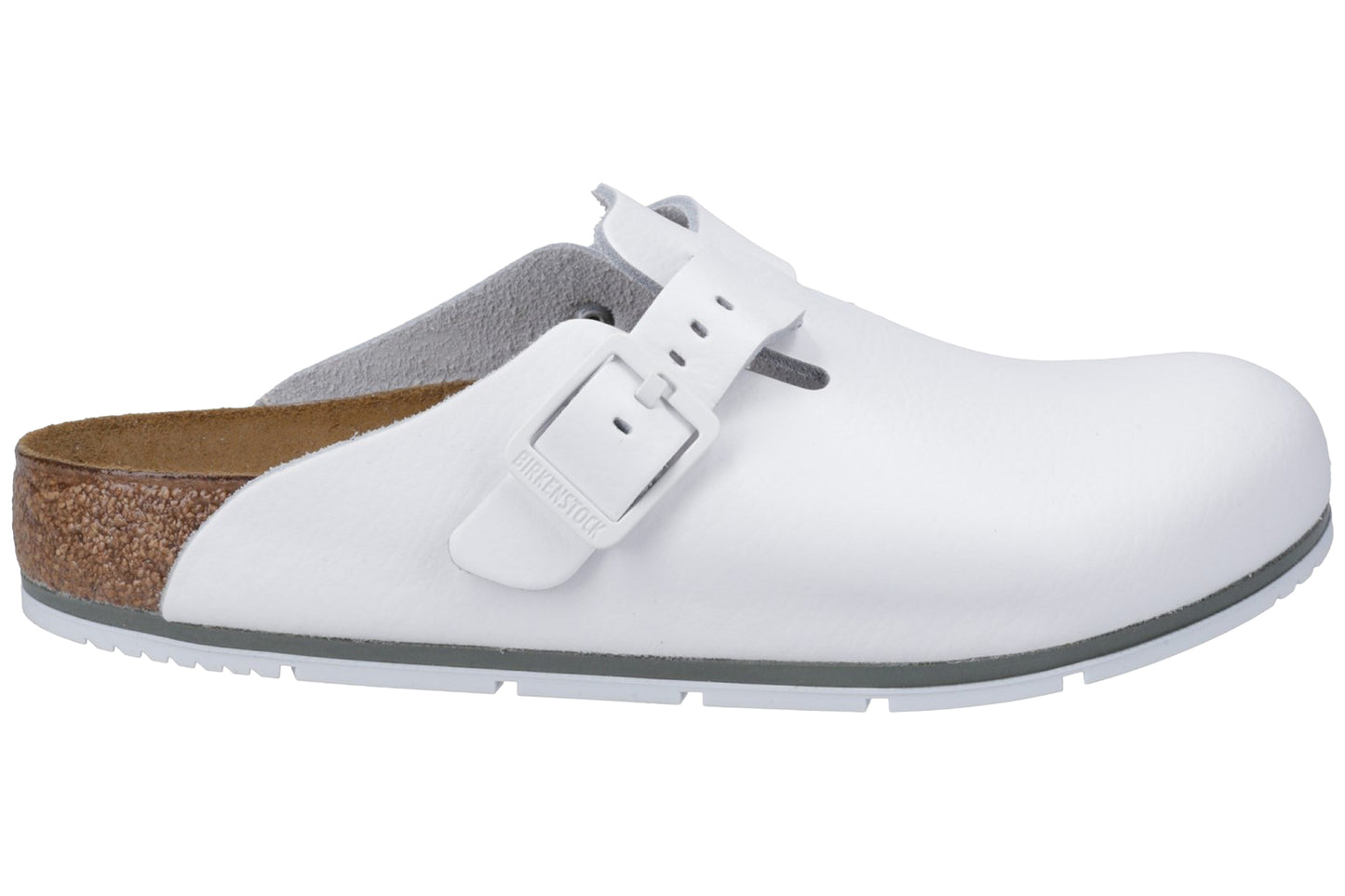 Birkenstock Boston Mule White Womens Sandals