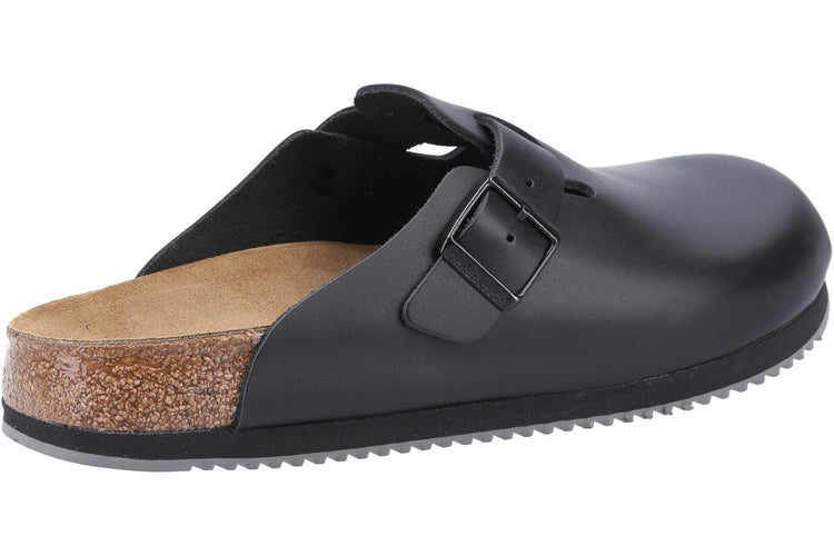 Birkenstock Boston Super Grip Black Mens Sandals