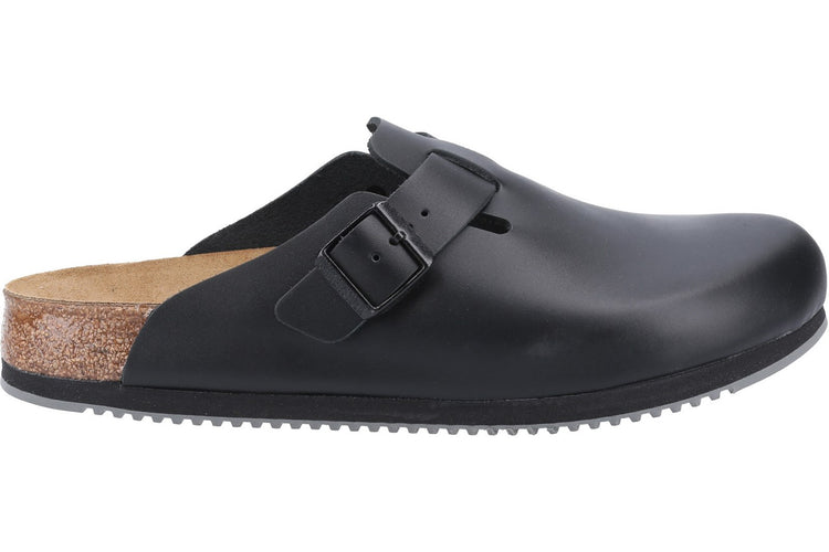 Birkenstock Boston Super Grip Black Mens Sandals