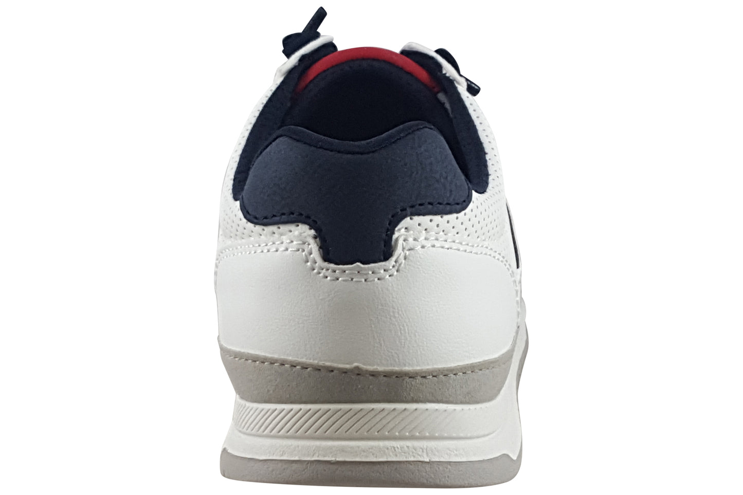 bugatti aguero white mens shoes back