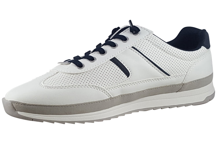 Bugatti Aguero 321-A3A01 White Mens Trainers