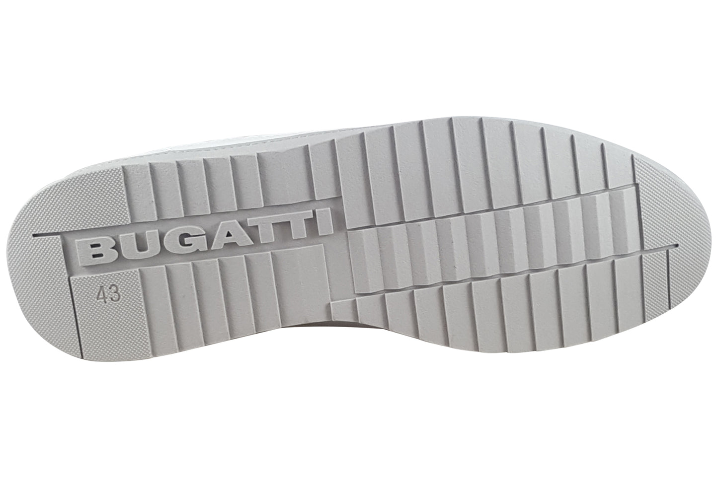 bugatti aguero white mens shoes sole