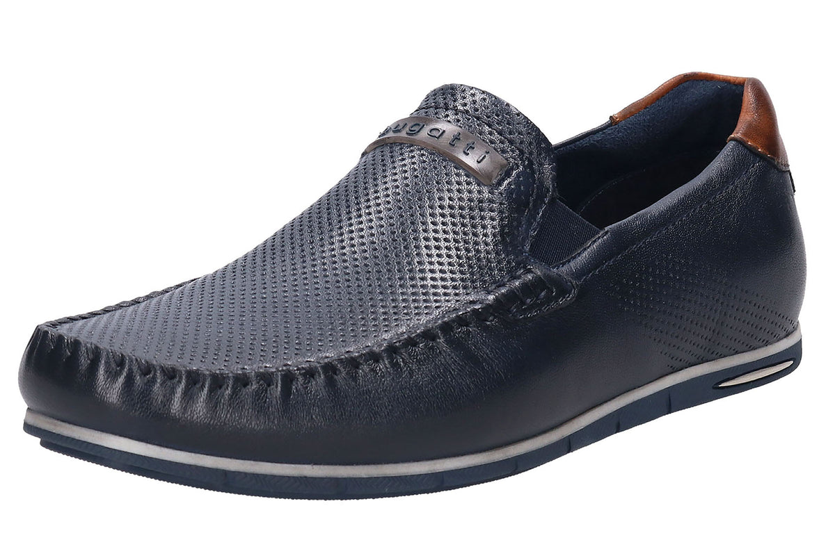 Bugatti Chesley 321A2X6G 4000-4100 Dark Blue Mens Shoes