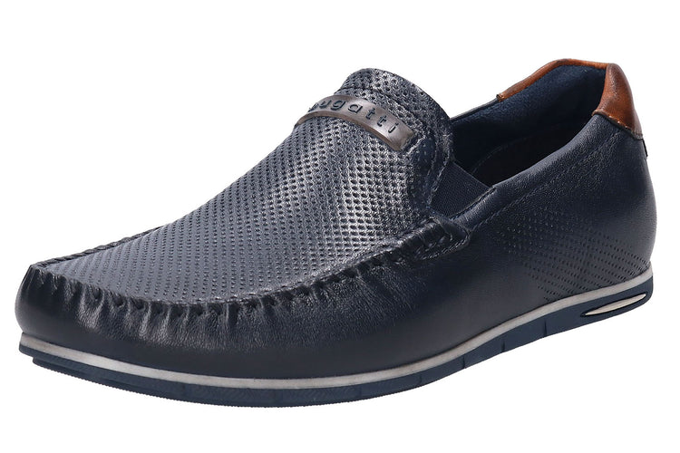 Bugatti Chesley 321A2X6G 4000-4100 Dark Blue Mens Shoes