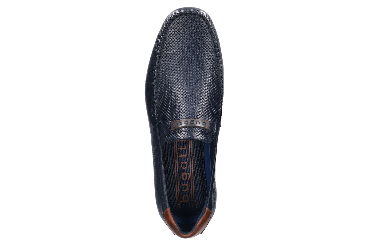 Bugatti Chesley 321A2X6G 4000-4100 Dark Blue Mens Shoes
