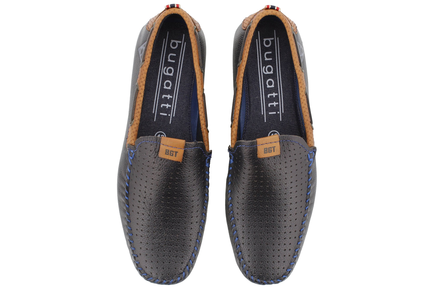 Bugatti Chesley 321A2X6G 4000-4100 Dark Blue Mens Shoes