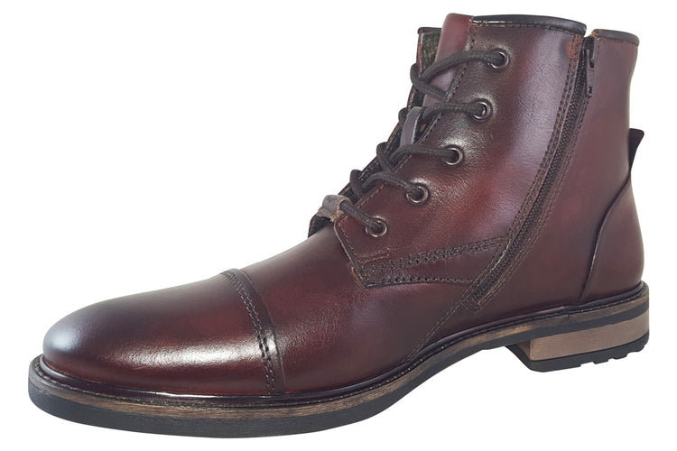 Bugatti Clark 33178239 Brown Mens Boots