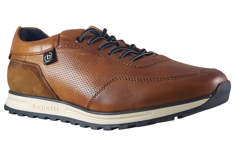 Bugatti Elijah 331A0212 Cognac Mens Trainers