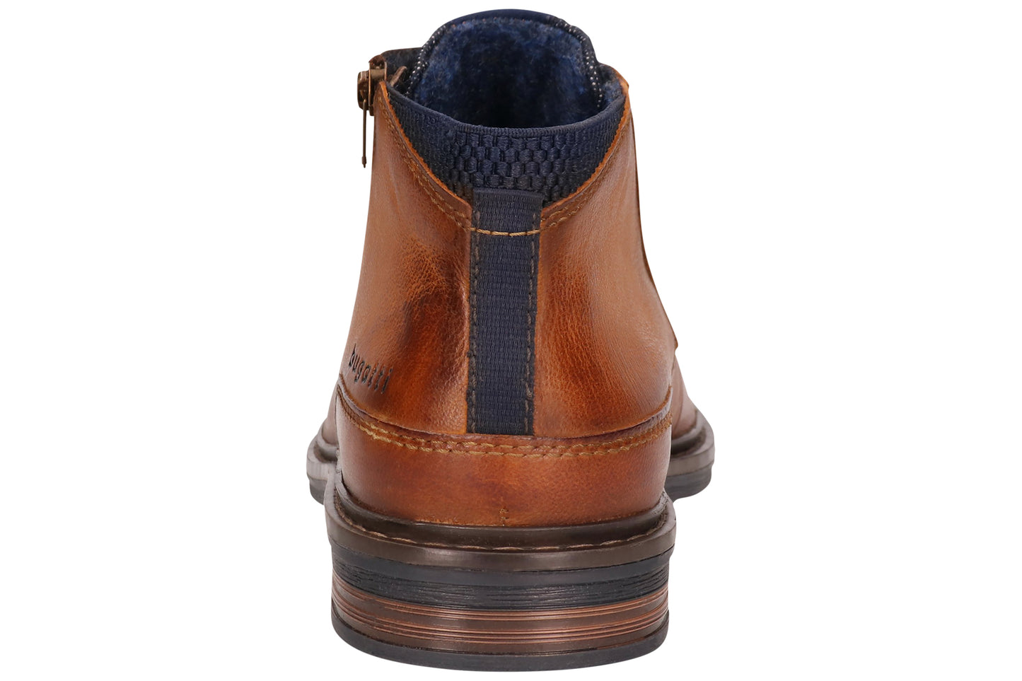 bugatti evo 311aoc30 mens boots cognac back