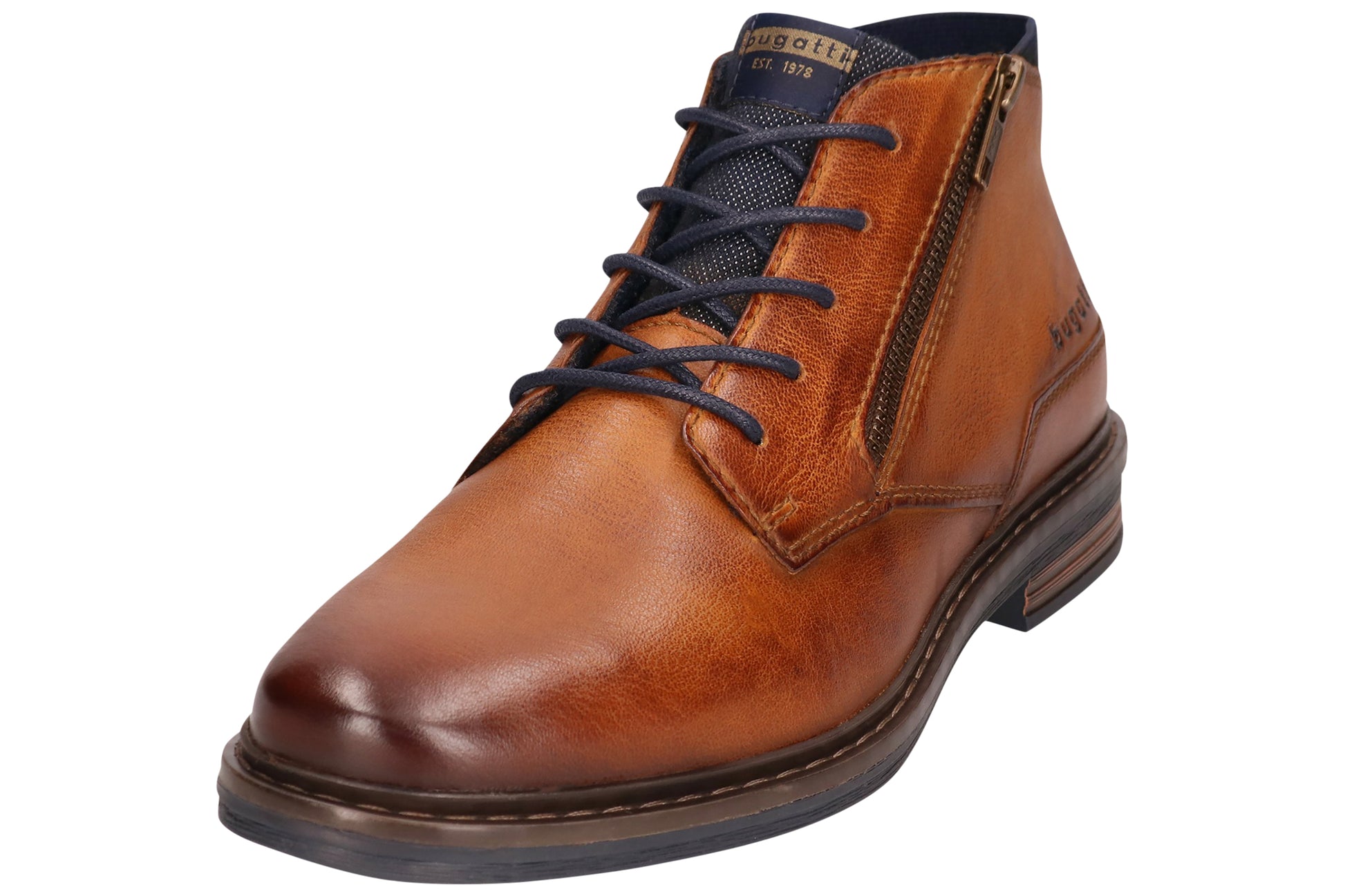 bugatti-evo-311aoc30-mens-boots-cognac-left-angle