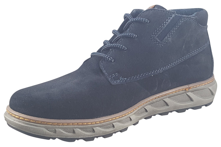 Bugatti Ibrahim 321AP730 Navy Mens Boots