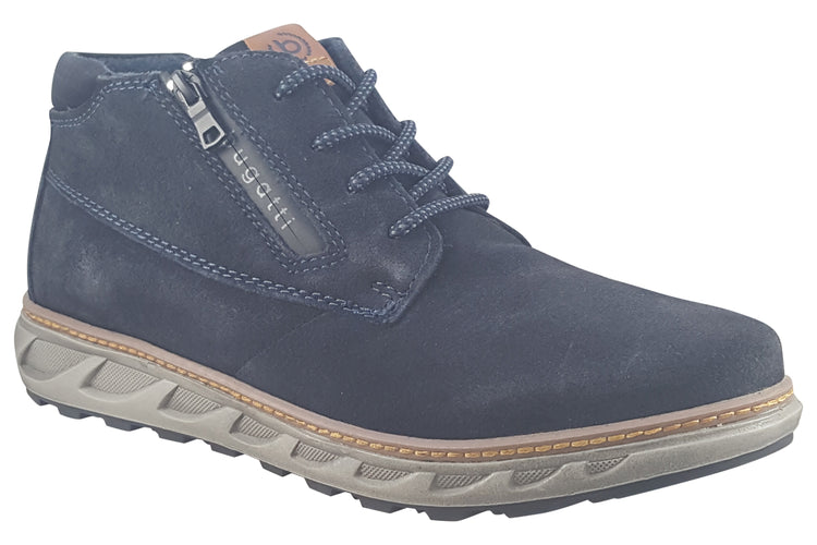 Bugatti Ibrahim 321AP730 Navy Mens Boots