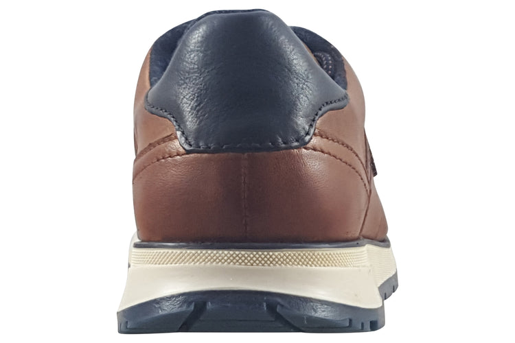 Bugatti Idris 331APA02 Cognac Mens Trainers