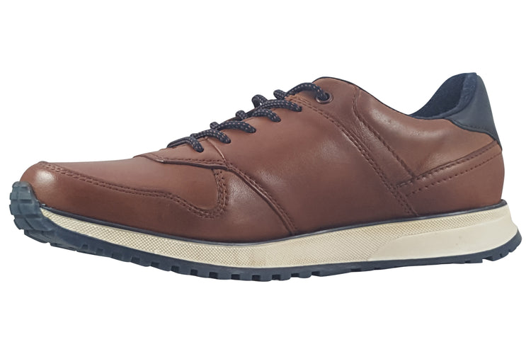 Bugatti Idris 331APA02 Cognac Mens Trainers
