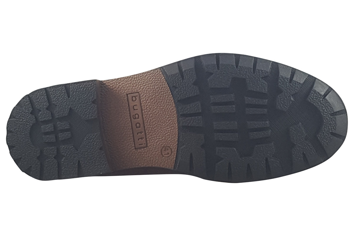bugatti ivan cognac mens boots sole