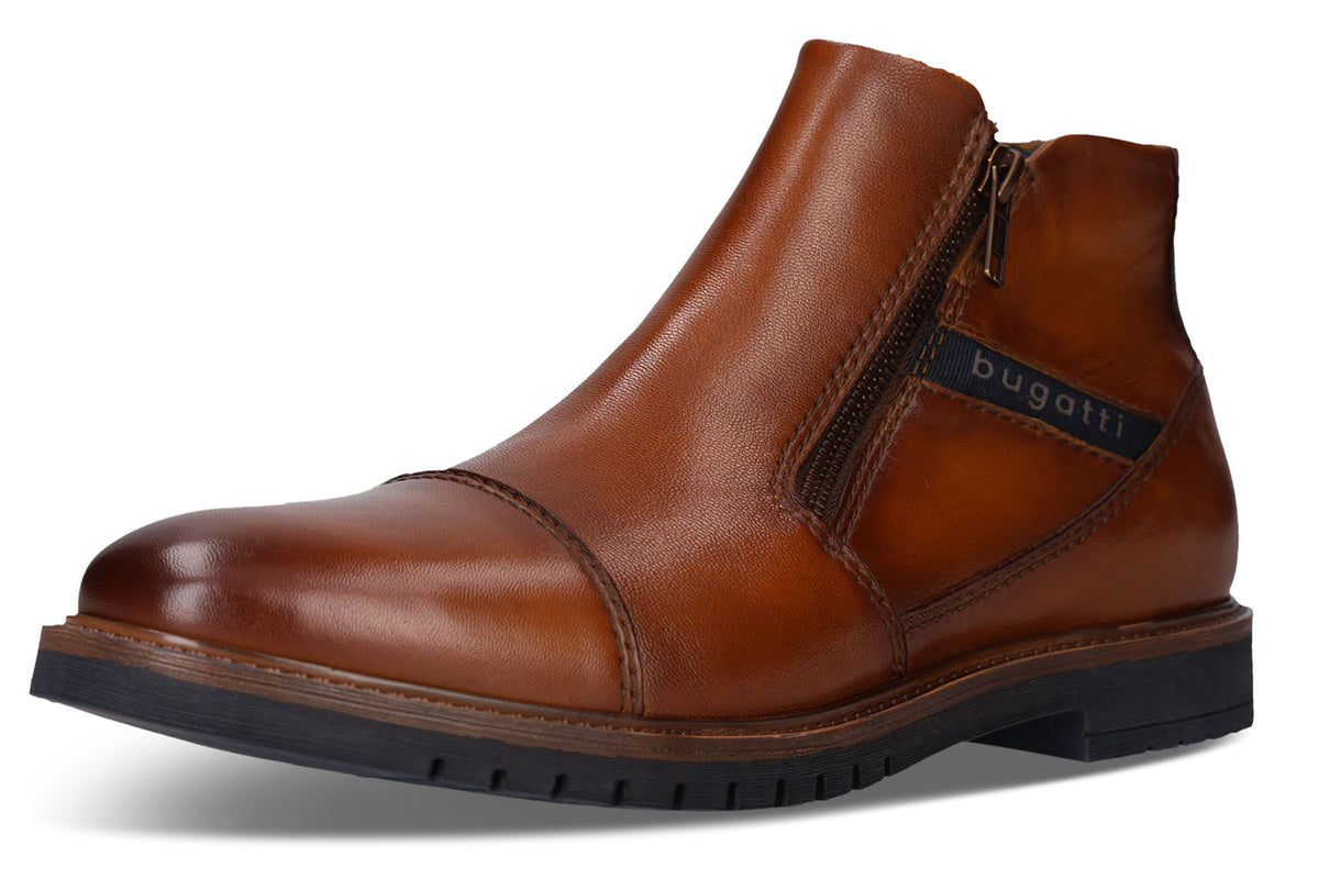 Bugatti Lowe 3318373Q 4100-6300 Cognac Mens Boots