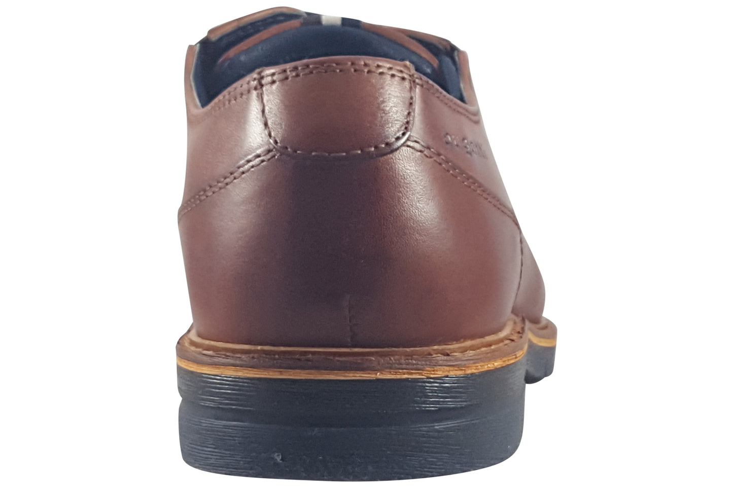 bugatti merlo cognac mens shoes back