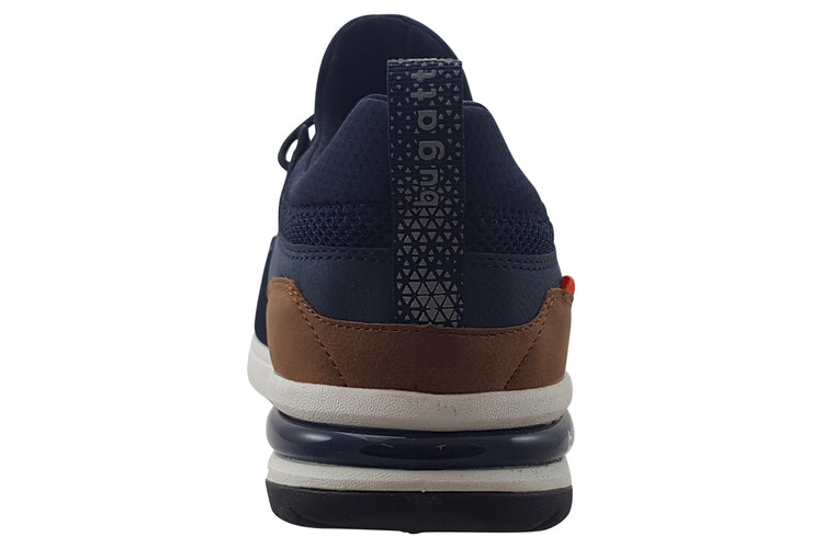 Bugatti Numbis 342-65860 Navy Mens Trainers