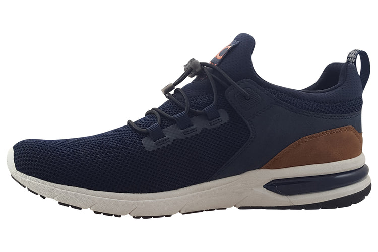 Bugatti Numbis 342-65860 Navy Mens Trainers