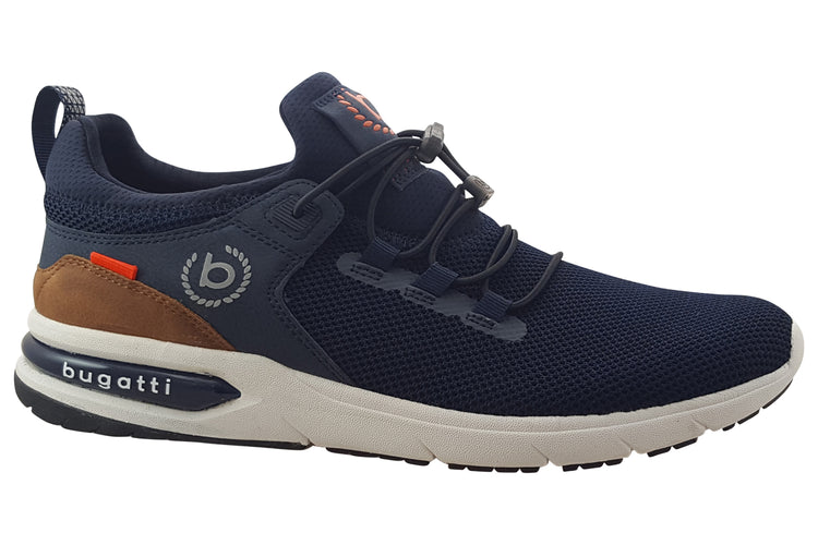 Bugatti Numbis 342-65860 Navy Mens Trainers