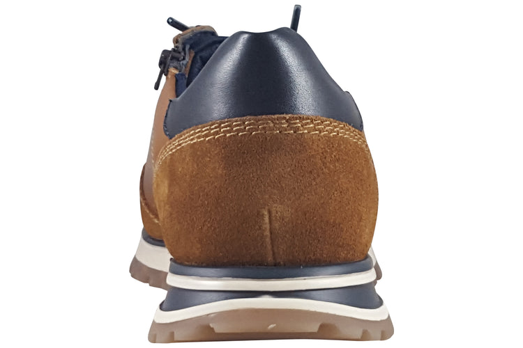 Bugatti Philip 331AG808 Cognac Mens Trainers
