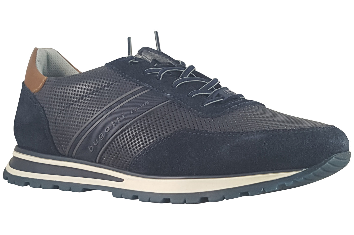 bugatti philip navy mens shoes right