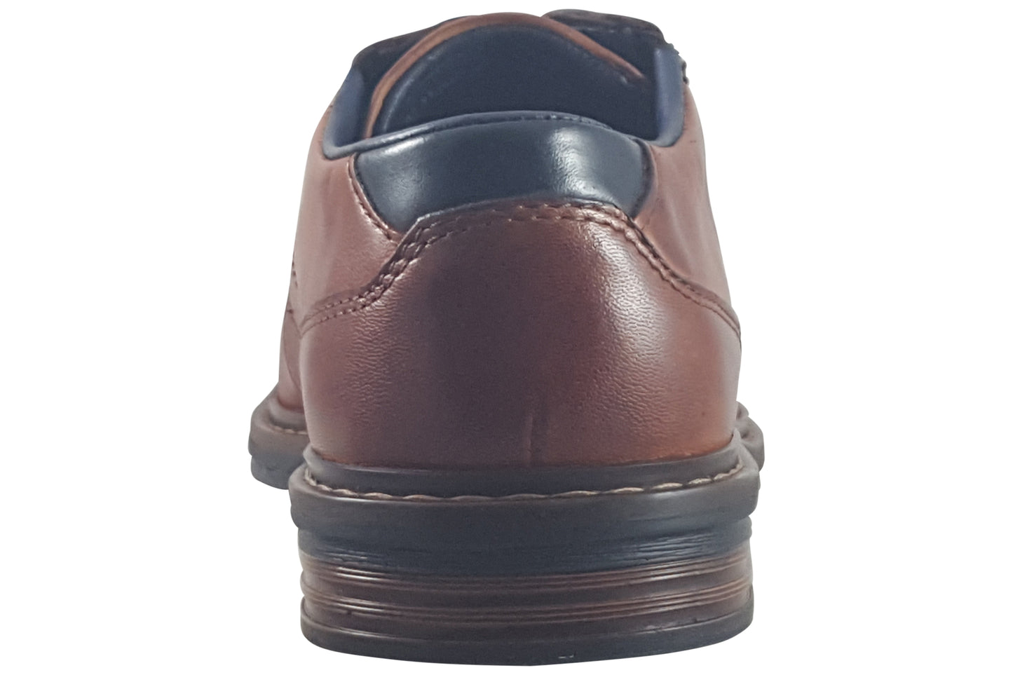 bugatti rigalo mens trainers cognac back