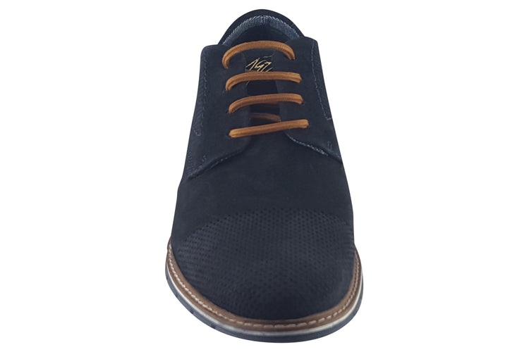 Bugatti Simone 3319711K Dark Blue Mens Shoes