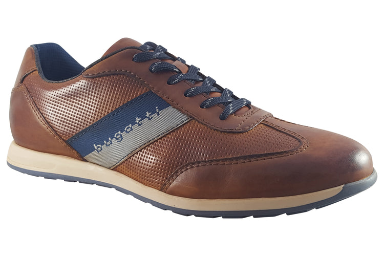 Bugatti Thorello 311A9Q05 Cognac Mens Trainers