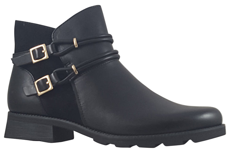 Caprice Erica 25419-43 Black Womens Boots