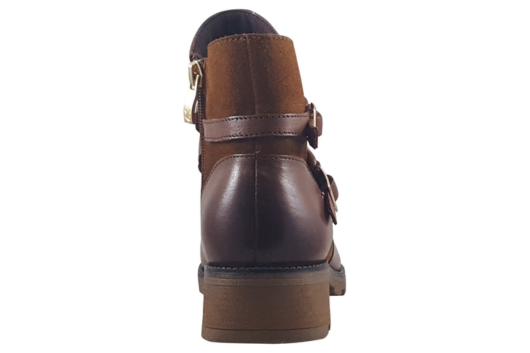 Caprice Erica 25419-43 Cognac Womens Boots