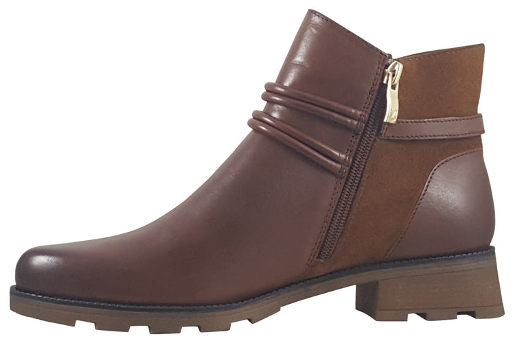 Caprice Erica 25419-43 Cognac Womens Boots