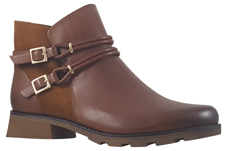 Caprice Erica 25419-43 Cognac Womens Boots
