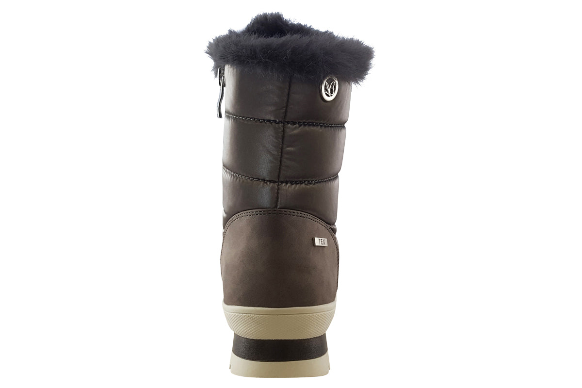 caprice eskimo taupe womens back