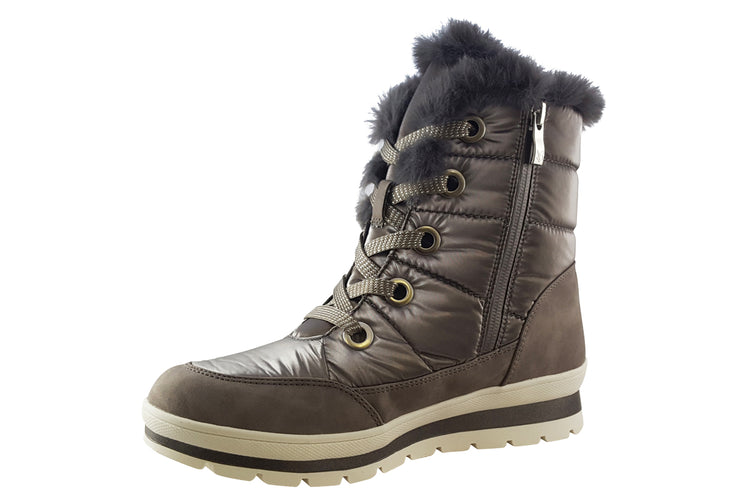 Caprice Eskimo 26216-27 Taupe Womens Boots