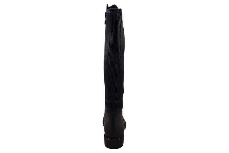 Caprice Gamble 25513-41 Black Comb Womens Boots